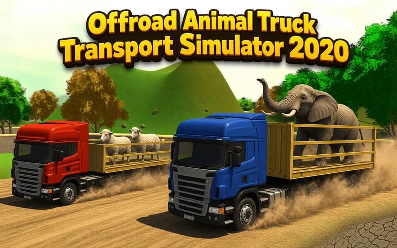 Offroad Animal Truck Transport Simulator 2020