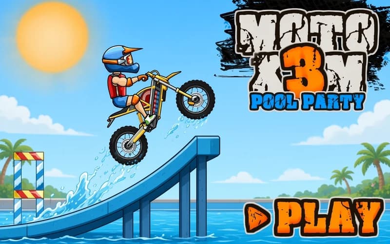 Moto X3M Pool Party