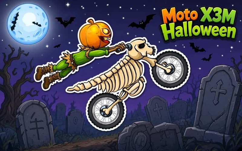Moto X3M Halloween