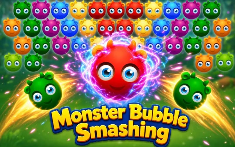 Monster Bubble Smashing
