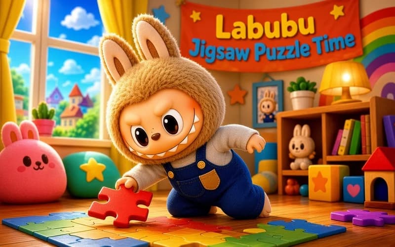Labubu Jigsaw Puzzle Time