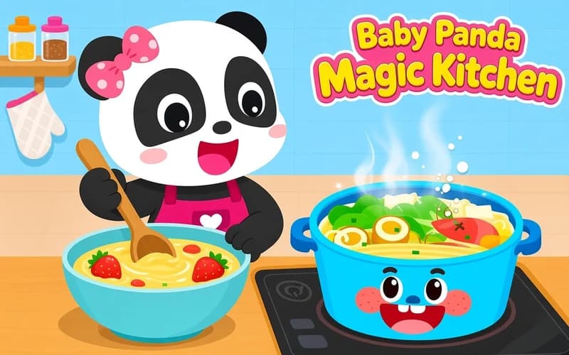 Baby Panda Magic Kitchen