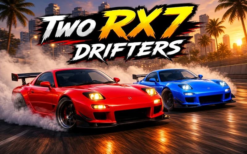 Two RX7 Drifters