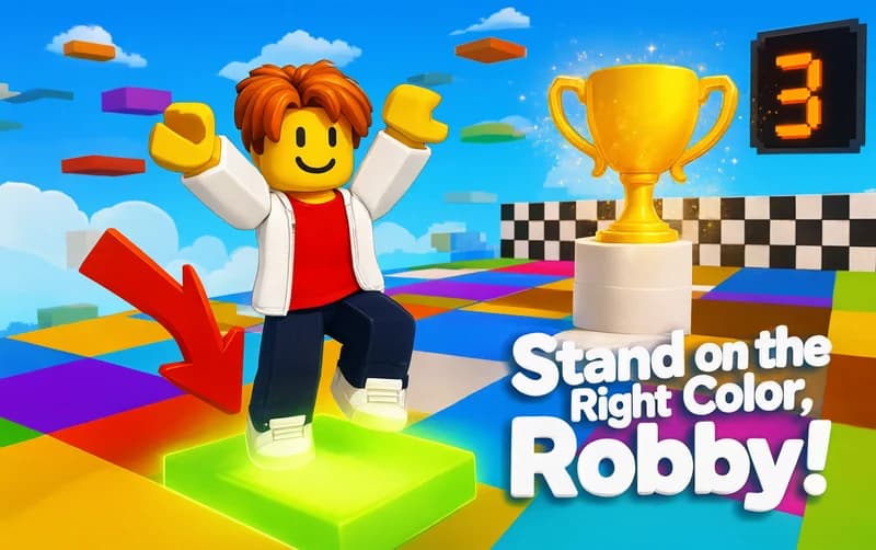 Stand on the Right Color, Robby!