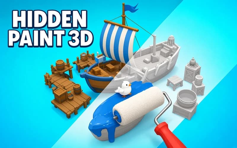 Hidden Paint 3D