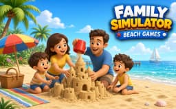 Family Simulator Beach Games