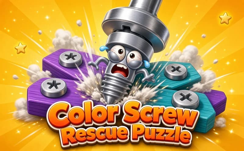 Color Screw Rescue Puzzle