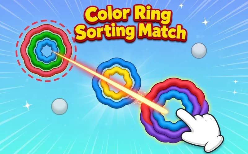 Color Ring Sorting Match