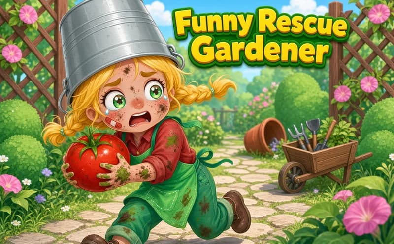 Funny Rescue Gardener