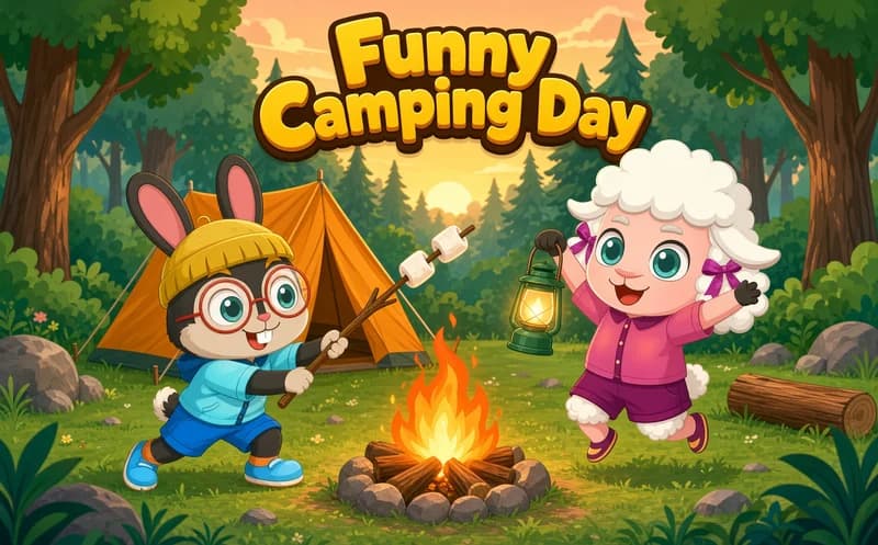 Funny Camping Day