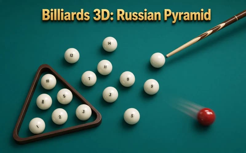 Billiards 3D: Russian Pyramid