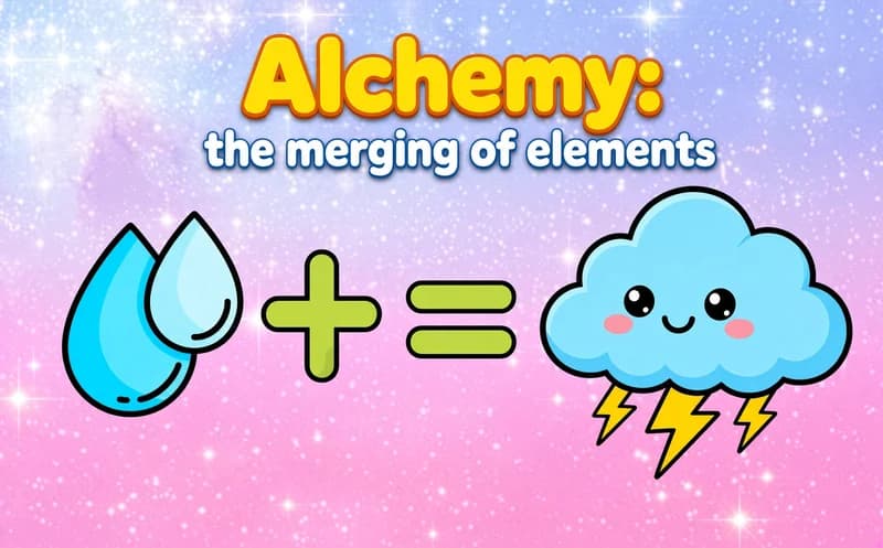 Alchemy: the merging of elements