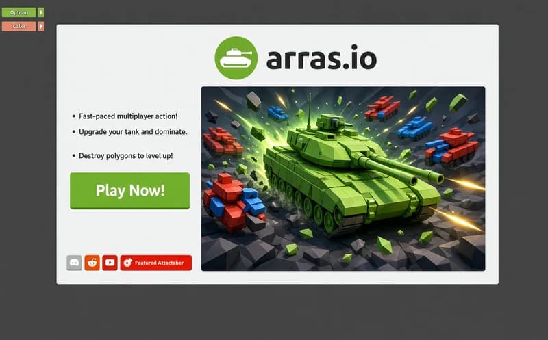 Play Arras.io 🕹️ Free Online Tank Arena io Game