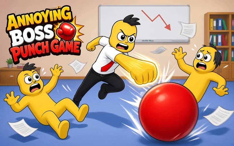 Annoying Boss Punch Game
