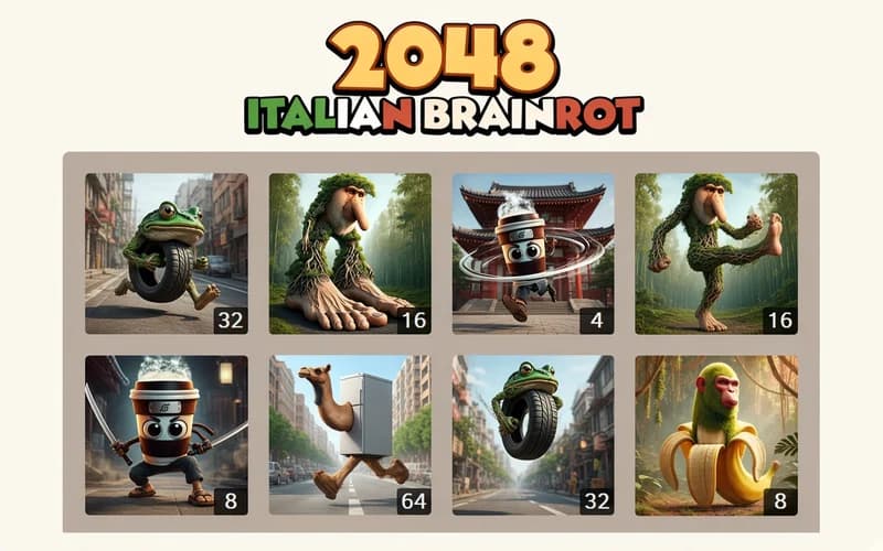 2048 Italian Brainrot
