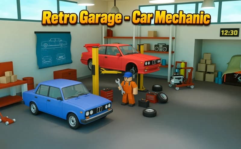 Retro Garage - Car Mechanic